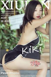 性感美女宋KiKi 黑色旗袍白色蕾丝封面