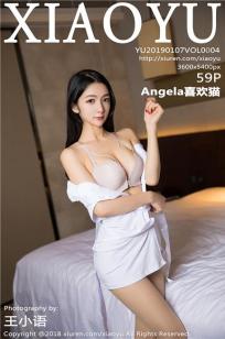 女神Angela喜欢猫 酥胸丝袜美腿多姿封面