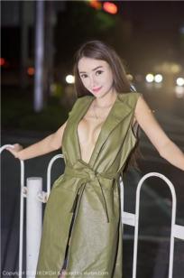 模特婕西儿jessie 丽人羊城夜景露出封面